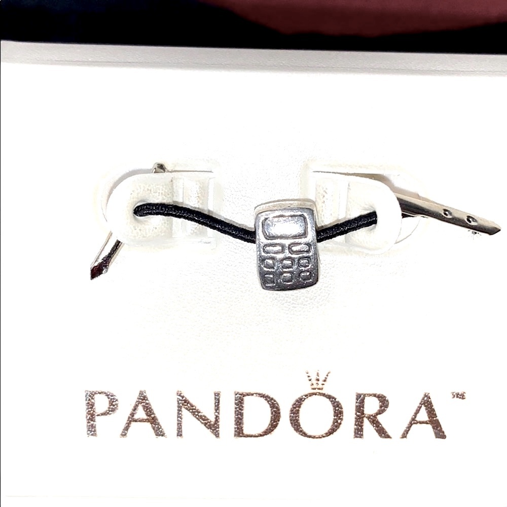 Authentic Rare retired Pandora .925 Sterling Silver Cell Phone Pandora bead
